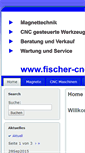 Mobile Screenshot of fischer-cnc.de